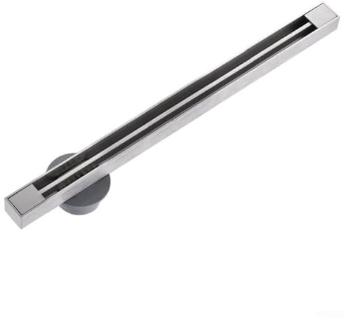 Drivstraw Linearer Bodenablauf für Badezimmer - 40 x 3,2 x 4,2 cm für ultra-schmalen rechteckigen Duschablauf aus Edelstahl 304 mit Kupferkern, Filter & Haken