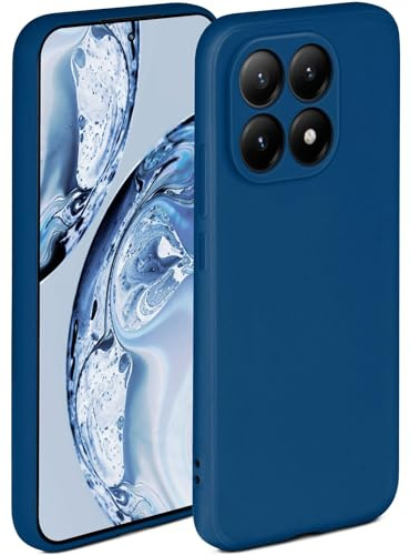 ONEFLOW Soft Case für Xiaomi 15T Hülle aus Silikon mit Kameraschutz, Silikonhülle mit erhöhtem Schutz fürs Display, Backcover Schutzhülle, weiche Handyhülle, Blau