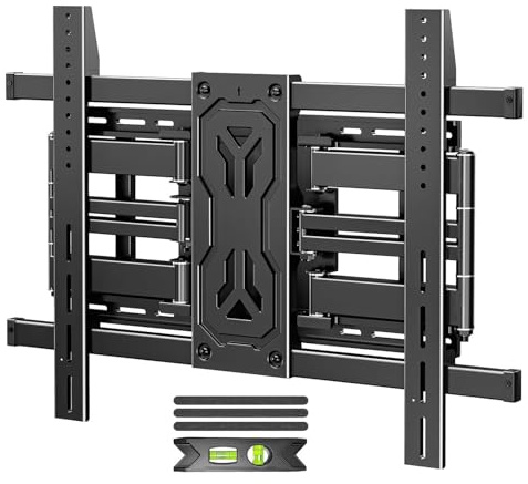 1PCS TV Wall Mount Holds 250 Lbs For 50-110 Inch Large TVs, Heavy Duty Full Motion 1.65' Slim TV Bracket Accessories