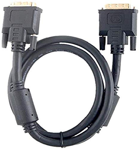 Link Depot DVI-D Male to DVI-D Male Dual Link 6 ft DVI Cable 1.8288 m Black - DVI Cables (1.8288 m, DVI-D, Black, Gold, 9.95 Gbit/s, Male Connector/Male Connector)