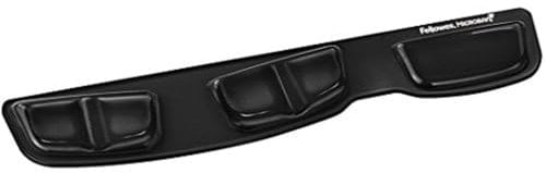 Fellowes Health-V Crystals Gel Tastatur-Handgelenkauflage schwarz