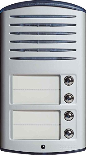 Legrand 342941 Ap - Citofono in alluminio 2D 4 tasti di chiamata