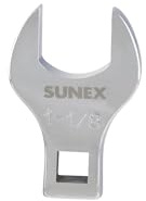 SUNEX TOOLS 97736 1/2-Inch Drive 1-1/8-Inch Jumbo Crowfoot Wrench