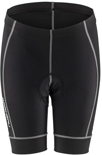 Louis Garneau Boy's Request Promax Junior Cycling Shorts, Black, Medium