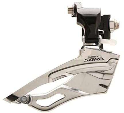 SHIMANO Front Mech Sora R3030 9s tpl braze-on, Black