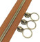 YaHoGa 9 m bronzefarbene endlos Reißverschluss Meterware Braune Reissverschluss 6mm-Spirale + 20 Nonlock-Zipper (bronzefarbene Braune)