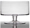 Hakbijl Glasschale auf Fuß Cylinder H. 18cm D. 24cm rund transparent