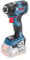 Bosch Professional 18V System Visseuse à chocs sans fil GDR 18V-200 C (sans batterie, 18 V, couple maxi : 200 Nm, Boîte carton), Bleu