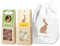 wellnuss Premium Oster-Geschenk für Männer & Frauen - Trüffelmandeln (70g) & Kokosmandeln (60g) - Schokoladen Geschenk für Ostern - Ostergeschenk