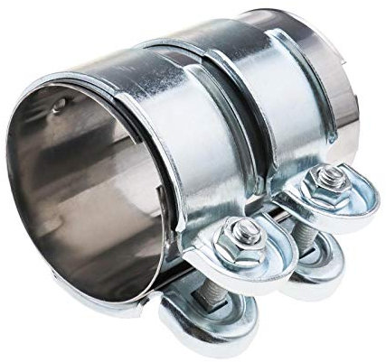 Be In Your Mind 55x95mm Auto Tubo di Scarico Manicotto Silenziatore Morsetto 1K0253141M Doppio Morsetto Tubo Connettore 893253139A Parti di Ricambio Del Veicolo