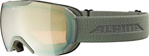 ALPINA PHEOS S Q - Verspiegelte, Kontrastverstärkende & Polarisierte Skibrille Mit 100% UV-Schutz Für Erwachsene