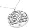 Rincón del Artesano Hecho a Mano Málaga-Collar Árbol de la Vida para Mujer con Nombres-Fabricado en Plata de Ley 925/1000-Medida 30MM-Regalo Día de la Madre. Modelo N30