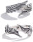 OKwife 2X Classic Simple Angel Demon Wing Paar Ringe Set Ins Retro Kreative Öffnung Einstellbarer Ring Für Teen Girls