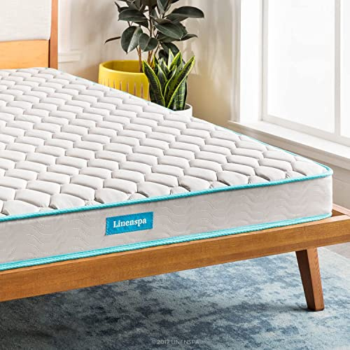 Linenspa, Polyester-Matratze, Federkern-Füllung, 15 cm, Kingsize (150 x 200 cm)