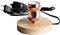 TIANFAN Holz Vintage Edison Lampenfassung E27 Retro Lampenfassung Sockel 1,8 m Kabellänge EU-Stecker mit Dimmer (Roségold)