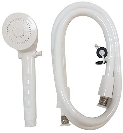 ZYWUOY Douche portable pour camping-car, pommeau de douche économique et kit de tuyau de 152,4 cm pour camping-car extérieur