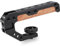 Leftfoto Oberer Griff Schnellentriegelungs-Handgriff für Kamerakäfig Rig mit 3/8 Zoll ARRI-Positionierungsstiften, Anti-Off-Design Holz- und Metallgriff