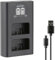 Blumax EN-EL25 Mini Dual LCD Charger Compatible with Nikon Z30 Z50 Z fc