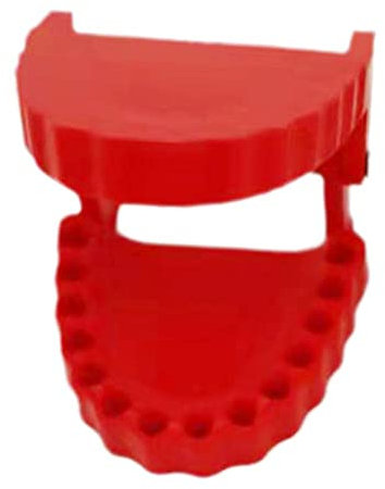 Denture Drill Bit Holder,Gift for Dentist,Teeth Model Organizer Design,Holds Up To 28 Bits Screwdriver Bit Organizer,Fits 1/4 Inch Hex Bit and Drive Bit Adapter
