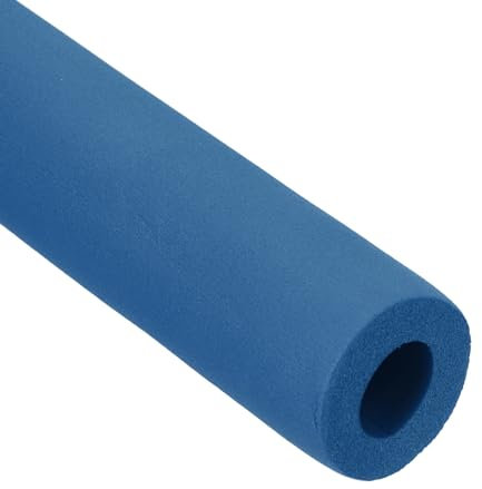 PATIKIL 5/8(16mm) ID x 5.9Ft x 0.27 Pipe Insulation, 2pcs Rubber Foam Winter Freeze Protection Tube Fire Retardant for Water, Air Conditioning, Industrial Pipes, Blue