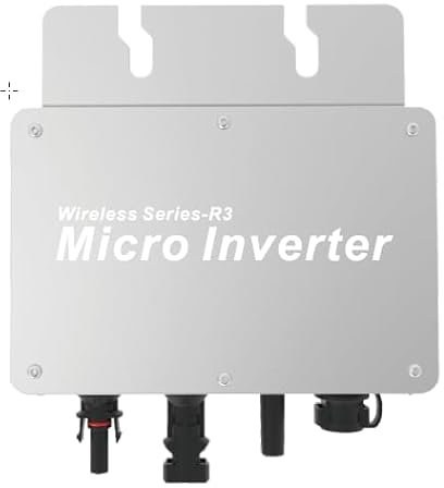 Micro onduleur Solaire 400w, IP65 Étanche, Inverter avec Système de Surveillance de Téléphone Mobile WiFi