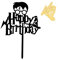 Tabanzhe Harry Potter Wizard School Theme Cake Topper - Happy Birthday Cake Topper Pick Cake Decor for Magical Theme Birthday Party Supplies