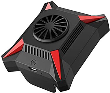 BESTonZON Mute Phone Cooler Tragbarer Smartphone Kühler Für Geräte Geräuscharm Für Gaming Und Leicht Schwarz Mit Rutschfester Matte