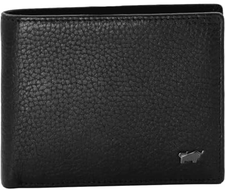 BRAUN BÜFFEL Theo RFID Wallet 8CS Black