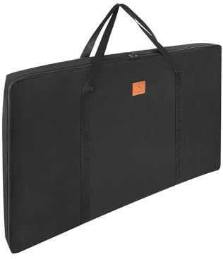 Granori Campingtisch Tasche 120x80 / 100x70 / 80x60 cm – Große, leichte und robuste Aufbewahrungs- und Transporttasche / Schutzhülle für u.a. Camping Klapptisch sowie -stühle (100x70 cm)