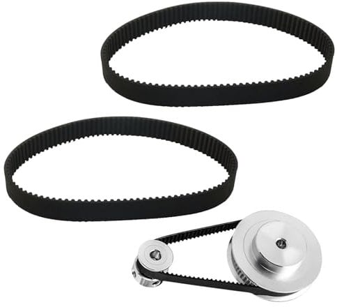 Cintura GT2 Senza Fine, Cinghia Dentata GT2, GT2 Cinghia Dentata ad Anello Chiuso, Cinghia Dentata in Gomma, Cinghia di Trasmissione a Ciclo, per la Stampante 3D, 2GT-320 6mm, 2PCS
