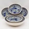 Servizio per couscous piatti fondi jatte Pesci Blu - 4 pers