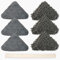 Fine Selections®️ Kit de Recambios para Mopa Triangular | 3 Recambios de Microfibra | 3 Recambios de Chenilla | Escobilla Limpia Cristales (Recambios)