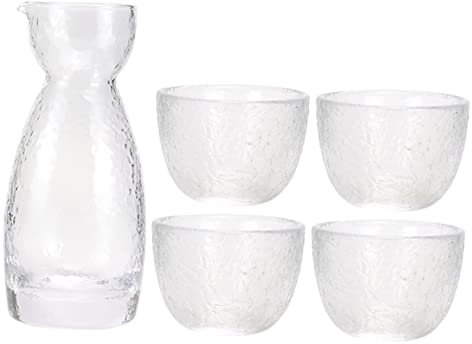 GREENADSCAPE 1juego Copas De Sake Japonés De Kettle Jarra y Tazas Decoración Elegante y Ocasiones Especiales