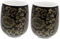IMIKEYA 1 Juego Taza Decoración China Té Chino Beber Guarnición Decoración Asiática Contenedores De Cafe Té De Porcelana Matcha Vasos Antiguos Servidor De Bebidas Cerámica Black 2 Piezas