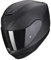 Helm Scorpion Exo 391 schwarz matt mit Visier transparent + dunkel (S)
