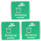 PartyKindom 3st Trinkwasserschild Flasche Wasser Wasserkrug Auslauf Wasserflaschen Mit Aufguss Wassertestset Für Aquarien Wasserflasche Mit Markierungen Spender Sofortig Pumpe Green Klebstoff