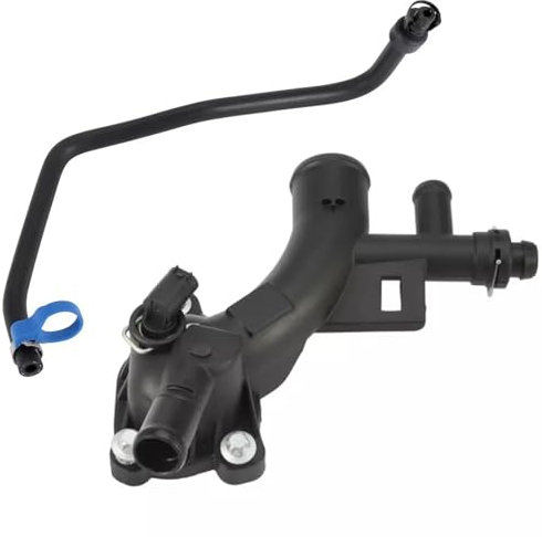 Thermostat Water Outlet Housing with Water Hose, Thermostat Housing Water Pump Outlet and Engine Radiator Coolant Hose, Fit for Astra J Zafira C Insignia A Meriva B, 13251447, 25193922