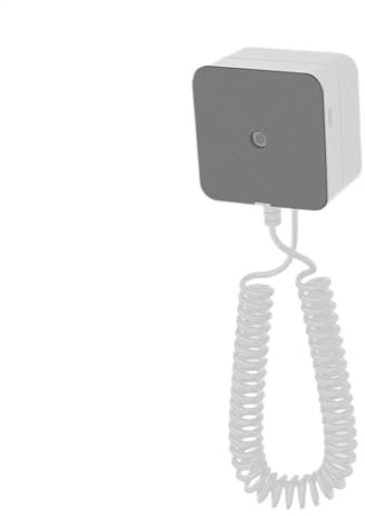 Anti -Diebstahl -Remote -Caddy, einziehbarer Fernbediener, TV -Zubehörspeicher, einfache Anhaftung, sicheres und Anti -Diebstahl -Design, weiß/schwarz, für sichere Lagerung