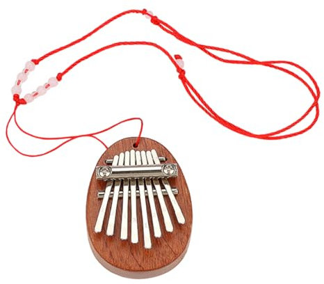 Totority Mini Holz Kalimba Daumenklavier Für Anfänger Und Tragbares Fingerpiano Musikalisches Instrument Aus Holz Leicht Und Kompakt