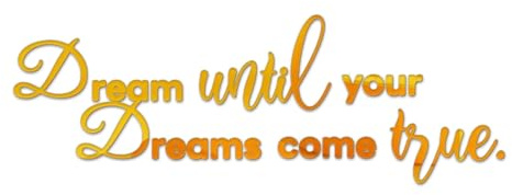 Sicheii Wandtattoo, Motiv: Dream Until Your Dreams Come True, Acryl-Spiegel, inspirierende Zitate, groß, abnehmbar, motivierender Spruch, zum Abziehen und Aufkleben, Familienkunst-Dekor für Zuhause