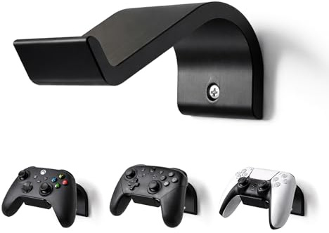 NewGround Designs Universal Controller Wandhalter – Wandhalterung passend für Xbox, PS5 und Switch Controller – Halter, Halterung – inkl. Montagematerial – Wall Mount Gaming Organizer