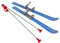 Plastkon Kinder Ski Baby, blau, 90 cm