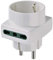 Vimar RI.00325B Adattatore multiplo SICURY 250 V, spina 16A combinata standard DE e FR, 2 Bpresa 16A standard IT P17/11, 1 presa 16A standard IT P30