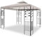 WASSERDICHTER Pavillon TOSKANA 3x3m Metall inkl. Dach Festzelt wasserfest Partyzelt (Taupe)