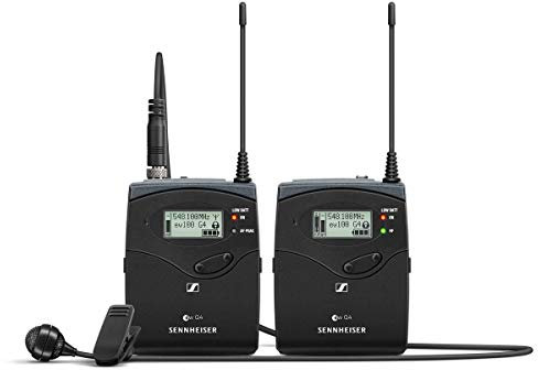 Sennheiser ew 122P G4-A1 (470-516 MHz) Me 4 Système Portable cardioïde Lavalier, 2