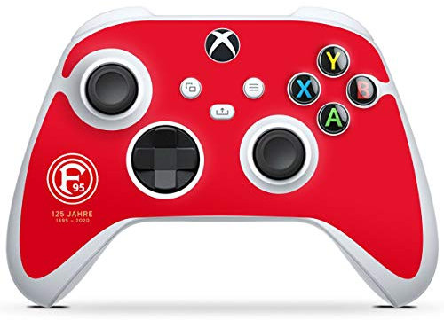 DeinDesign Skin kompatibel mit Microsoft Xbox Series S Controller Folie Sticker Logo Fortuna Düsseldorf Fußball