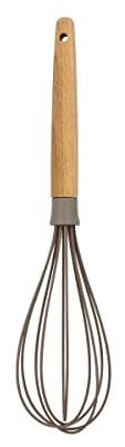 MENASTYL - Fouet en silicone avec manche en bois ELIOTT - 5040187 - Idéal pour monter des blancs en neige, fouetter et préparer des sauces, crèmes, pâtes à gâteaux