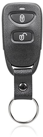 MACHSWON Télécommande de voiture à 3 boutons pour Hyundai Accent 2012-2017 Tucson 2005-2015 Noir 313,8 MHz OSLOKA-320T