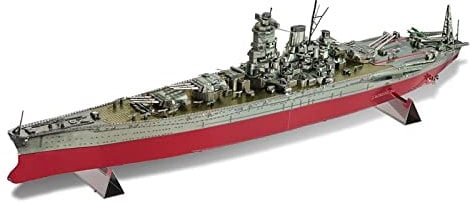 for:Modellschiff Modell-Set Musashi Kriegsschiff 3D-Puzzle-Spielzeug Aus Metall Sammeldekorationen