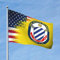 Garten Flaggen Uss Audie Murphy Ddg 119 Feiertage Flags Lebendige Farbe Personality Flags Uv-Beständig Balkonflagge Für Outdoor Parade Festival 90x152cm